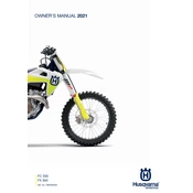 Husqvarna FC 350 2021 Motorcycle manual cover