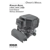 Kohler LV680 Crankshaft manual cover