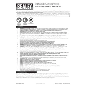 Sealey HPT400H.V2 Platform manual cover