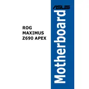 ASUS ROG MAXIMUS Z690 APEX Motherboard manual cover