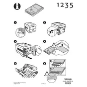 Xerox Tektronix Phaser 1235 Installing an Internal Hard Drive Printer manual cover