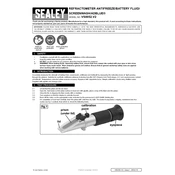 Sealey VS0052.V2 Refractometer manual cover