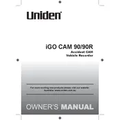 Uniden iGO CAM 90 Recorder manual cover