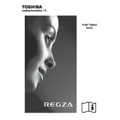 Toshiba Regza 42VL863 TV manual cover