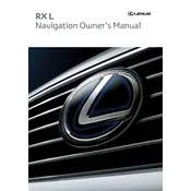 Lexus RX L 2022 SUV manual cover