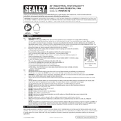 Sealey HVSF30.V2 Fan manual cover