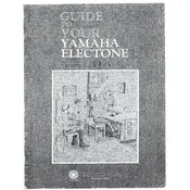 Yamaha Electone D-3 Keyboard manual cover