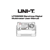 UNI-T UT8802E Oscilloscope manual cover