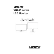 ASUS VG245HE Monitor manual cover