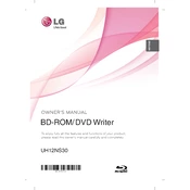 LG UH12NS30 UH12NS30.AVAA10B Writer manual cover