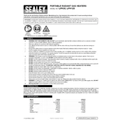 Sealey LPH35 Heater manual cover