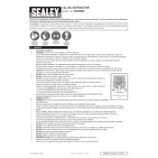 Sealey AK466D Extractor manual cover