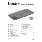 Beurer HK 123 XXL Nordic Heat Pad manual cover