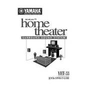 Yamaha YHT-33 Sound System manual cover