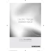 Samsung FE710DRS Cooker manual cover