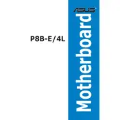 ASUS P8B-E-4L Motherboard manual cover