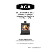 AGA Ellesmere ECG LPG Stove manual cover