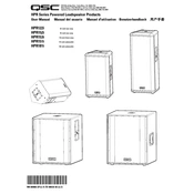 QSC HPR Series HPR122i manual cover