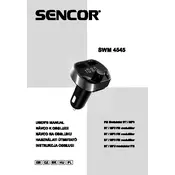 Sencor SWM 4545 Transmitter manual cover