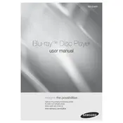 Samsung BD-E5900 Blu-ray Player manual cover