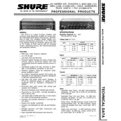 Shure FP16 Microphone manual cover