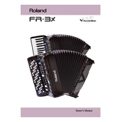 Roland FR-3xb manual cover