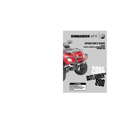 Rotax Outlander 800 XT 2006 Vehicle manual cover