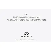 Infiniti Q60 Coupe 2020 Coupe manual cover