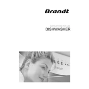 Brandt DFS705WE1 Dishwasher manual cover