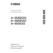 Yamaha A-S1200 Amplifier manual cover