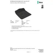 Wera 9436 Folding Pouch Kraftform Kompakt Vario RA 7 Pouch manual cover