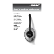 Bose Around-Ear Headphones manual cover