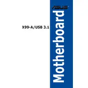 ASUS X99-A-USB 3.1 Motherboard manual cover