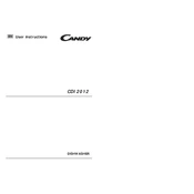 Candy CDI2012-80 manual cover