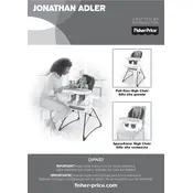 Fisher Price Mattel Jonathan Adler Deluxe High DPN51 Chair manual cover