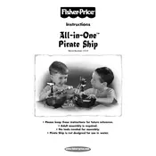 Fisher Price Mattel All-in-One Pirate Ship 77543 Toy manual cover