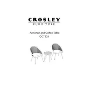 Crosley CO7325 Table manual cover