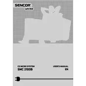 Sencor SMC 2100B Audio System manual cover