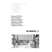 De Dietrich DTE702X Fryer manual cover