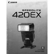 Canon Speedlite 420EX manual cover