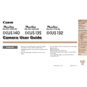 Canon IXUS 135 manual cover