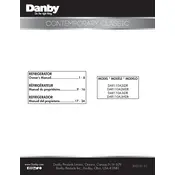 Danby DAR110A2LDB Refrigerator manual cover