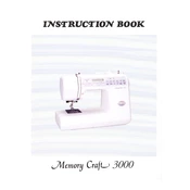 Janome Memory Craft 3000 manual cover