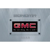 GMC Sonoma 2000 manual cover