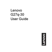 Lenovo G27Q-30 66E8-GC2-WW Monitor manual cover