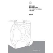 Gorenje WaveActive WE62S3 Washing Machine manual cover