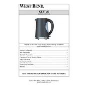 West Bend L5697 53790 Kettle manual cover