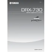 Yamaha DRX-730 Disc Player manual cover