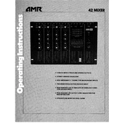 Peavey AMR 42 Mixer Mixer manual cover