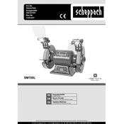 Scheppach SM150L 5903107966 Angle Grinder manual cover